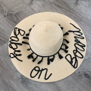 Baby on board hat